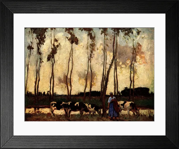 Framed Print : Cows By The River Framed Print : Cows By The River