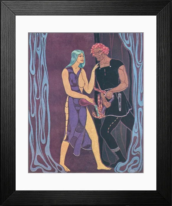 Framed Print : Hermes and Iris Framed Print : Hermes and Iris