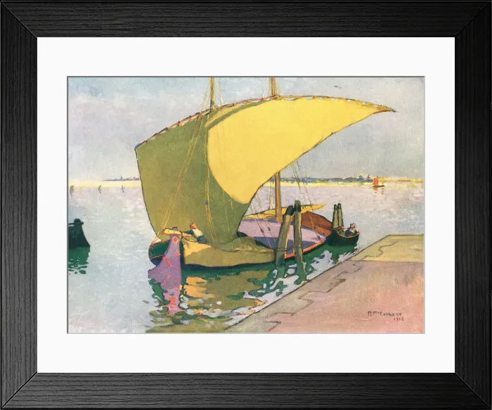 Framed Print : Yellow Sail Framed Print : Yellow Sail