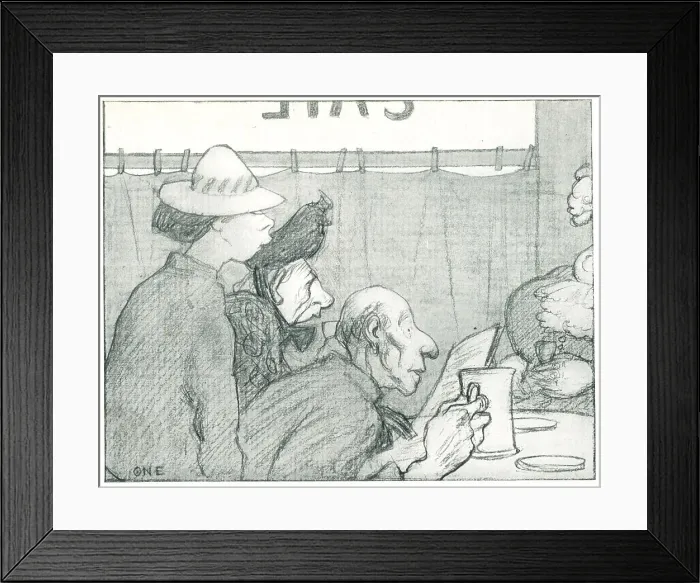 Framed Print : Cafe Lunch Framed Print : Cafe Lunch