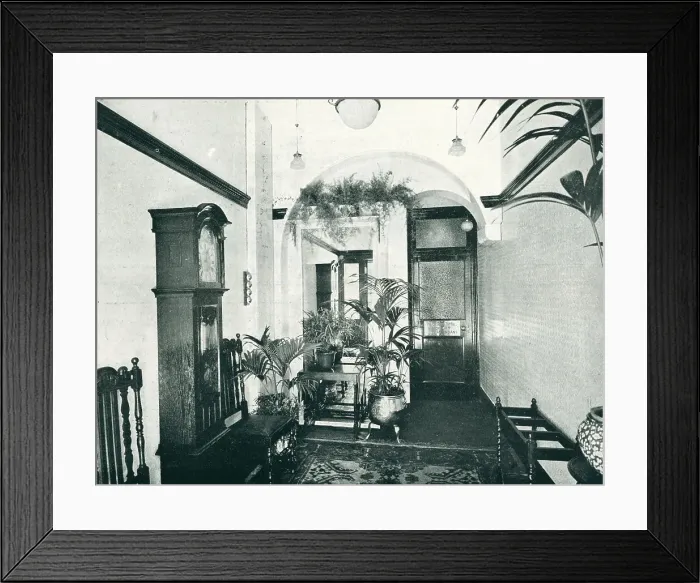 Framed Print : Mr. Vernon-Ward's Treatment Salons Framed Print : Mr. Vernon-Ward's Treatment Salons