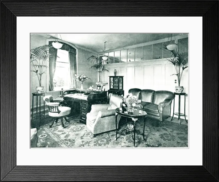 Framed Print : Mr. Vernon-Ward's Treatment Salons Framed Print : Mr. Vernon-Ward's Treatment Salons