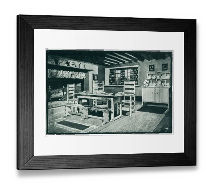 Framed Print : Heal and Son Living Room Framed Print : Heal and Son Living Room