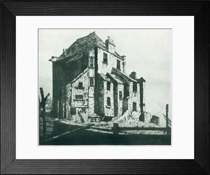 Framed Print : Old House, Lyme Regis Framed Print : Old House, Lyme Regis