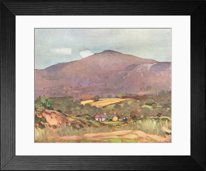 Framed Print : Mountain Landscape Framed Print : Mountain Landscape