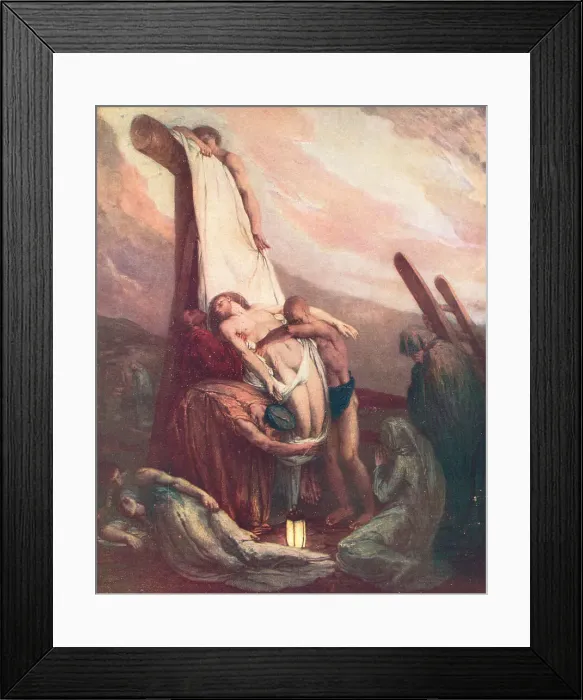 Framed Print : The Descent From The Cross Framed Print : The Descent From The Cross