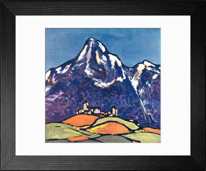 Framed Print : Mountain Settlement Framed Print : Mountain Settlement