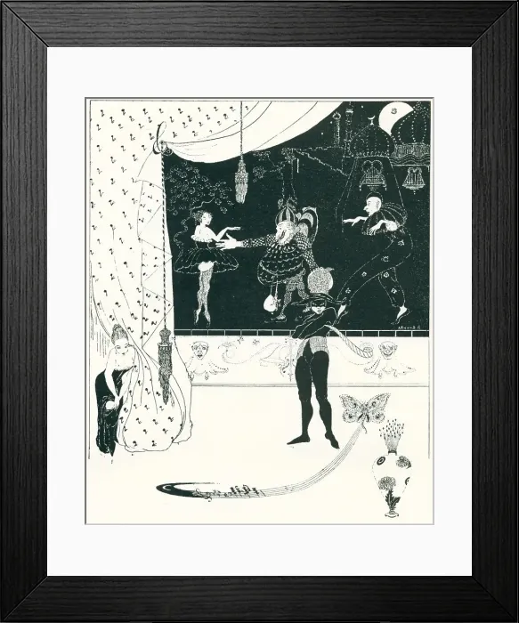 Framed Print : Theatrical Drawing Framed Print : Theatrical Drawing