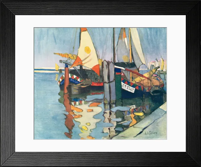 Framed Print : Docked Ships Framed Print : Docked Ships