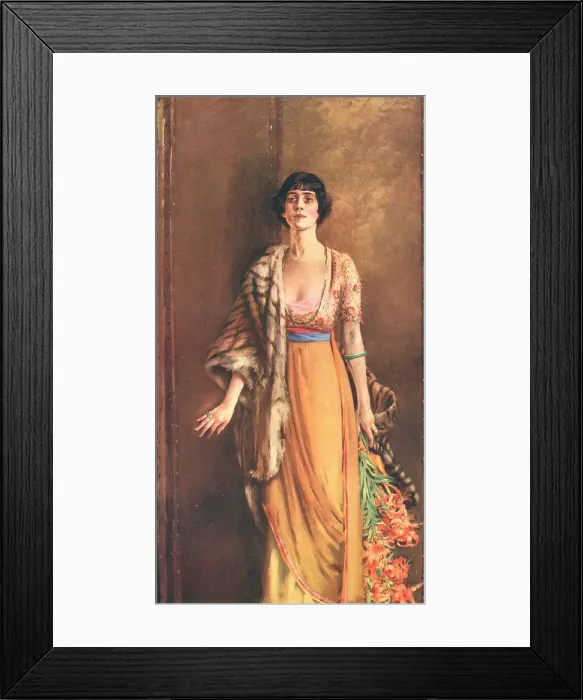 Framed Print : Miss Hilda Moore Framed Print : Miss Hilda Moore