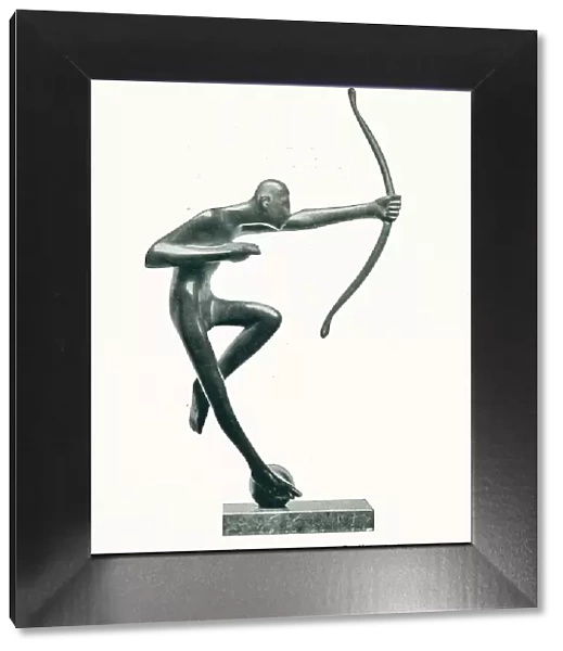 LArcher. A sculpture showing the flexible form of an archer