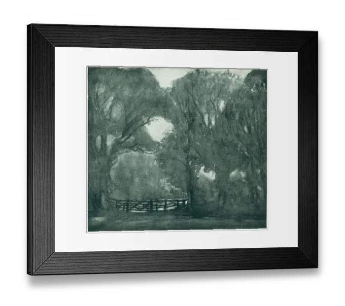 Framed Print : Countryside Gate Framed Print : Countryside Gate