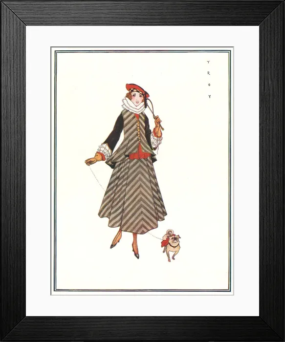 Framed Print : Fashion Illustration Framed Print : Fashion Illustration