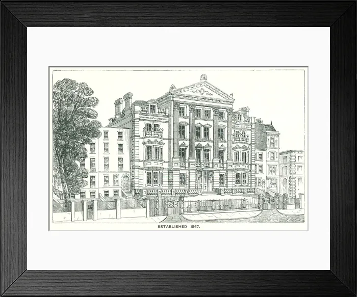 Framed Print : Samaritan Free Hospital Advertisement Framed Print : Samaritan Free Hospital Advertisement