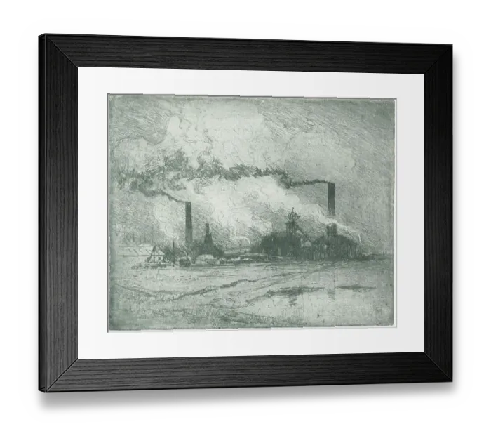 Framed Print : A West Lancashire Coal Mine Framed Print : A West Lancashire Coal Mine