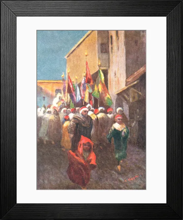 Framed Print : Circumcision Procession, Tangier Framed Print : Circumcision Procession, Tangier