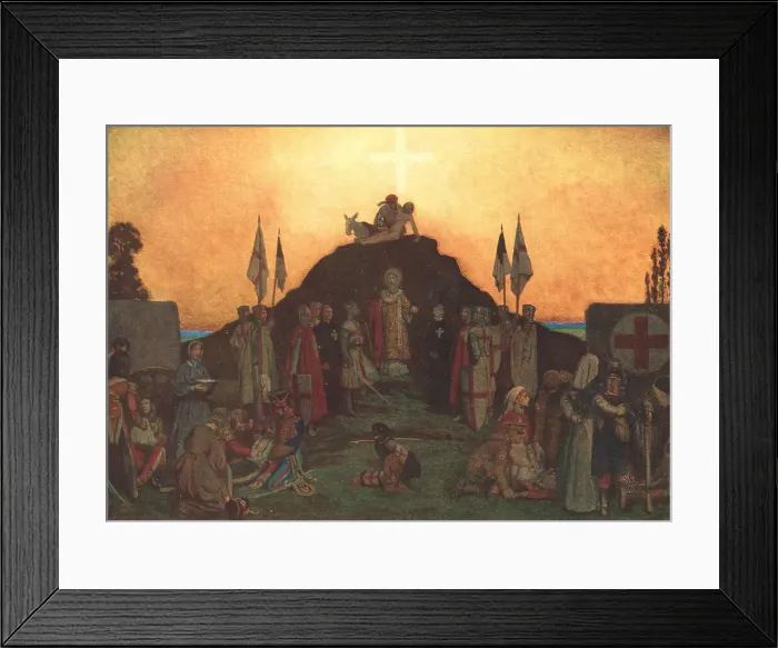 Framed Print : Religious Scene Framed Print : Religious Scene