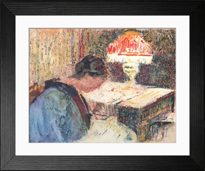 Framed Print : Woman at her Desk Framed Print : Woman at her Desk