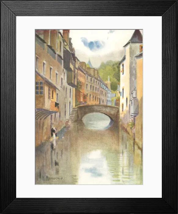 Framed Print : La Riviere Quimperle Framed Print : La Riviere Quimperle