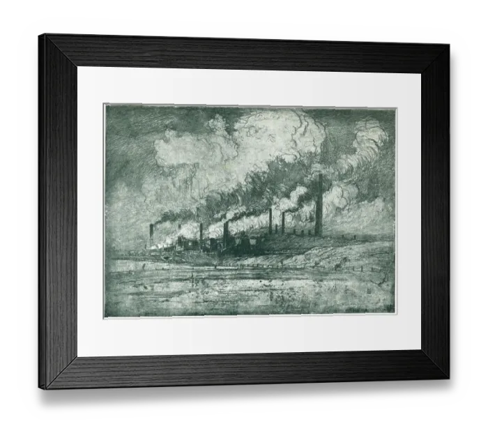 Framed Print : A Lancashire Ironworks Framed Print : A Lancashire Ironworks