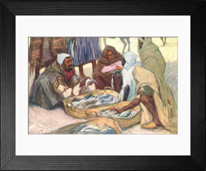 Framed Print : The Fish Market Framed Print : The Fish Market