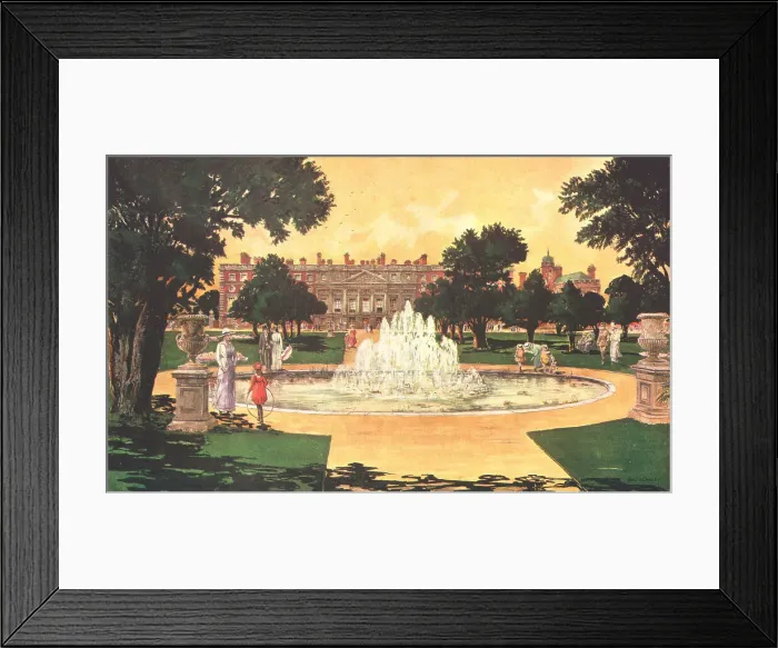 Framed Print : Water Fountain Framed Print : Water Fountain