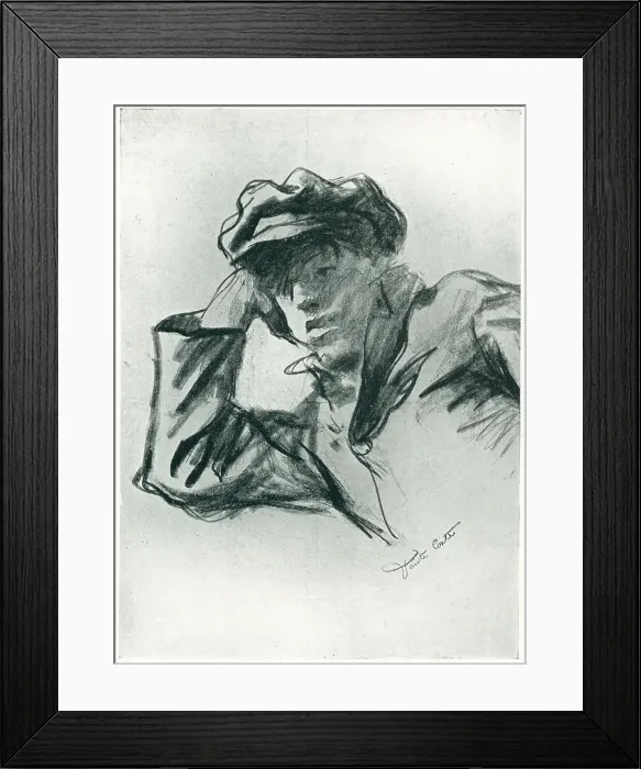 Framed Print : Disinterested Boy Framed Print : Disinterested Boy