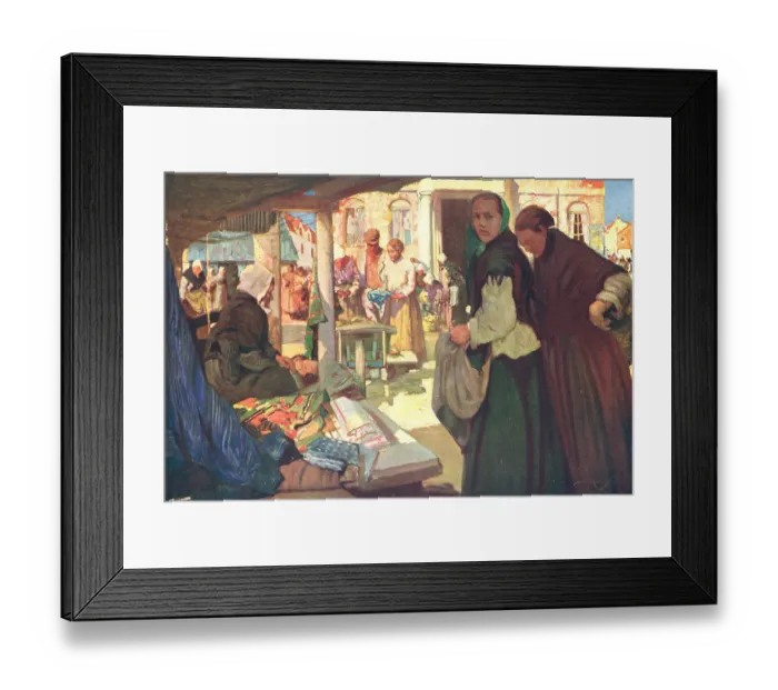Framed Print : Outdoor Market Framed Print : Outdoor Market