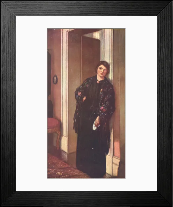 Framed Print : Portrait of a Woman Framed Print : Portrait of a Woman