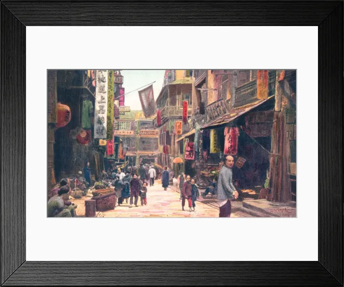 Framed Print : Chinese Market Framed Print : Chinese Market