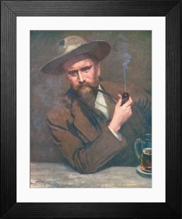 Framed Print : Portrait of Edwin Evans Framed Print : Portrait of Edwin Evans