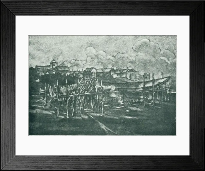Framed Print : Shipbuilding, Rye Framed Print : Shipbuilding, Rye