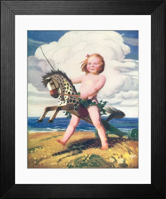 Framed Print : The Hobby Horse Framed Print : The Hobby Horse