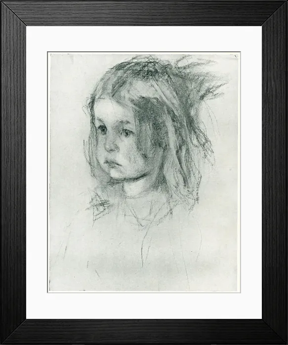 Framed Print : Portrait of a Child Framed Print : Portrait of a Child