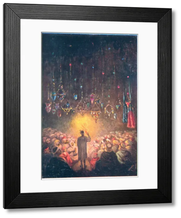Framed Print : The Flaming Torch Framed Print : The Flaming Torch