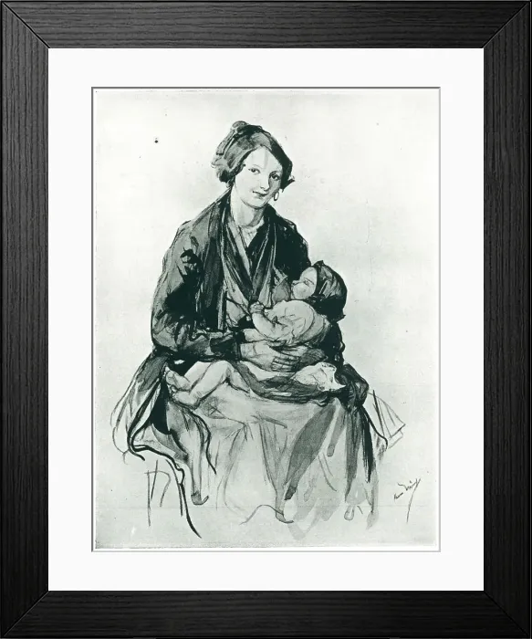 Framed Print : Mother and Child Framed Print : Mother and Child