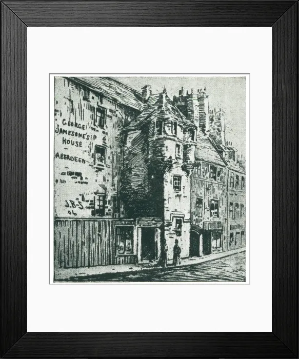 Framed Print : George Jamesone's House Framed Print : George Jamesone's House