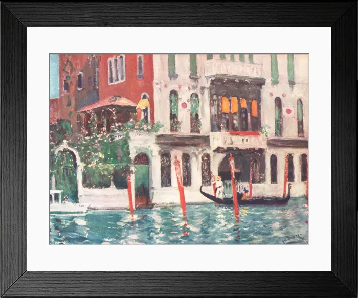 Framed Print : On The Grand Canal, Venice Framed Print : On The Grand Canal, Venice