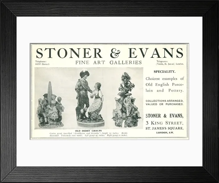 Framed Print : Stoner and Evans Advertisement Framed Print : Stoner and Evans Advertisement