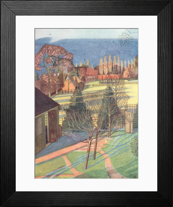 Framed Print : Winter Landscape Framed Print : Winter Landscape