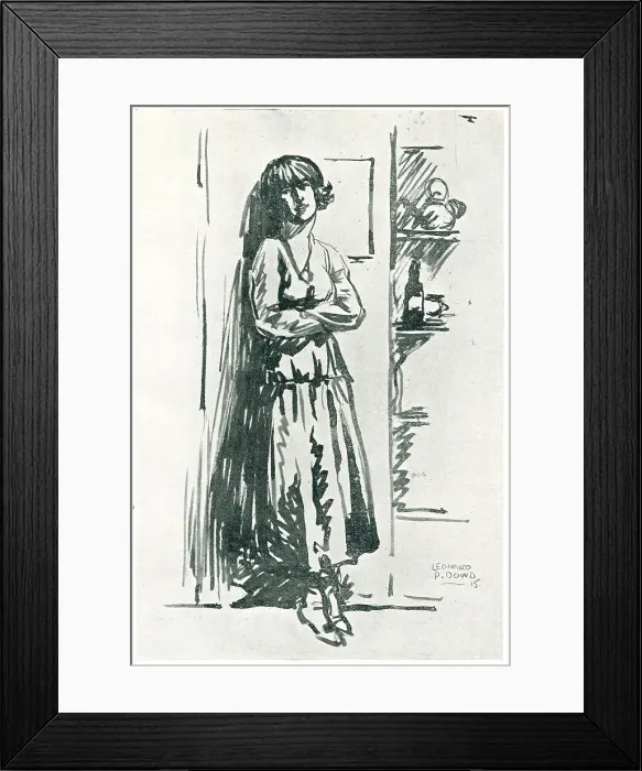 Framed Print : Portrait of a Woman Framed Print : Portrait of a Woman