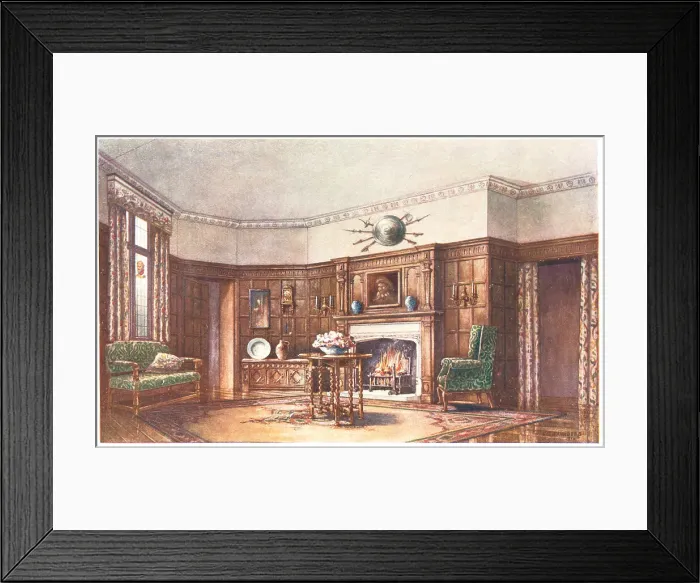 Framed Print : Rowley Hall West End Flat Framed Print : Rowley Hall West End Flat