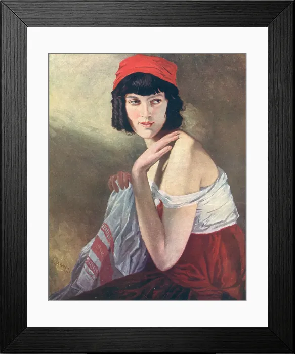 Framed Print : The Gipsy Girl Framed Print : The Gipsy Girl