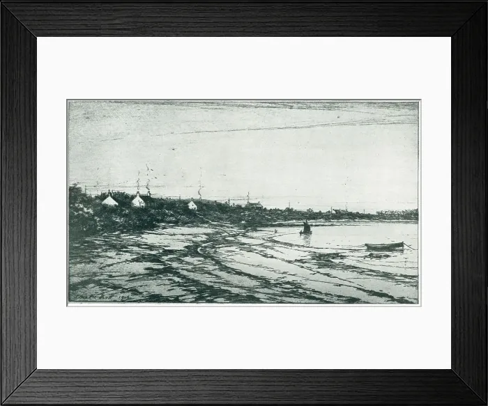 Framed Print : Water's Edge Houses Framed Print : Water's Edge Houses