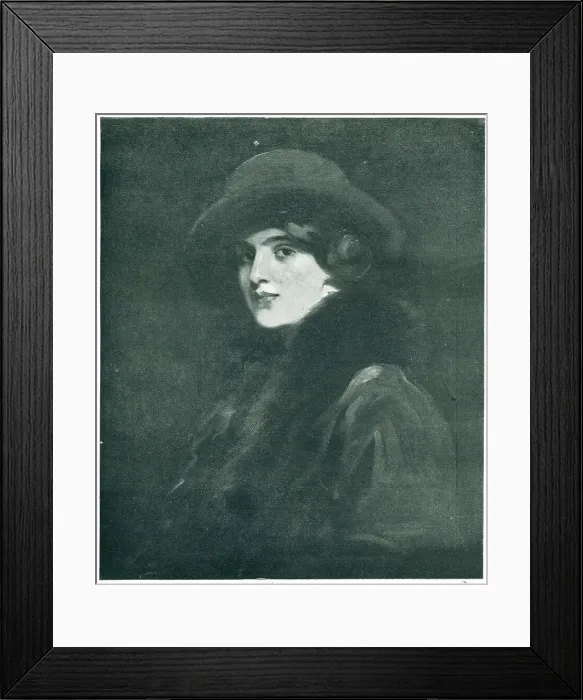 Framed Print : Portrait of a Woman Framed Print : Portrait of a Woman