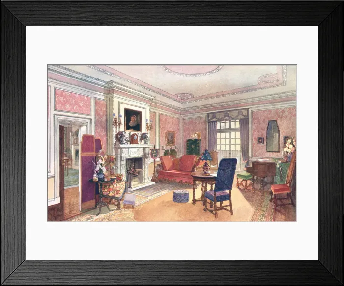 Framed Print : Drawing Room And Boudoir Framed Print : Drawing Room And Boudoir