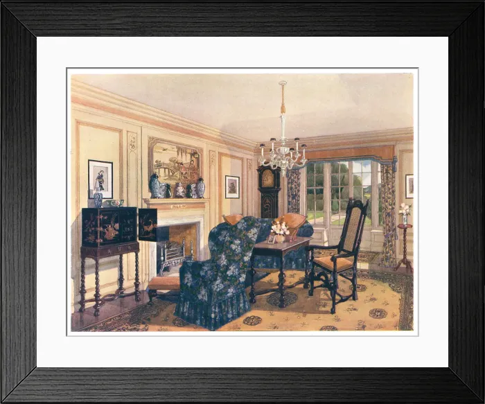 Framed Print : Waring and Gillow Boudoir Framed Print : Waring and Gillow Boudoir