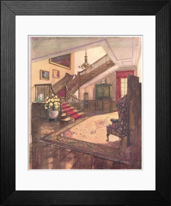 Framed Print : London Town House Interior Design Framed Print : London Town House Interior Design