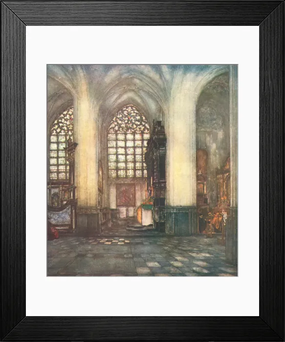 Framed Print : Chapel in St. Peter's Church, Louvain Framed Print : Chapel in St. Peter's Church, Louvain