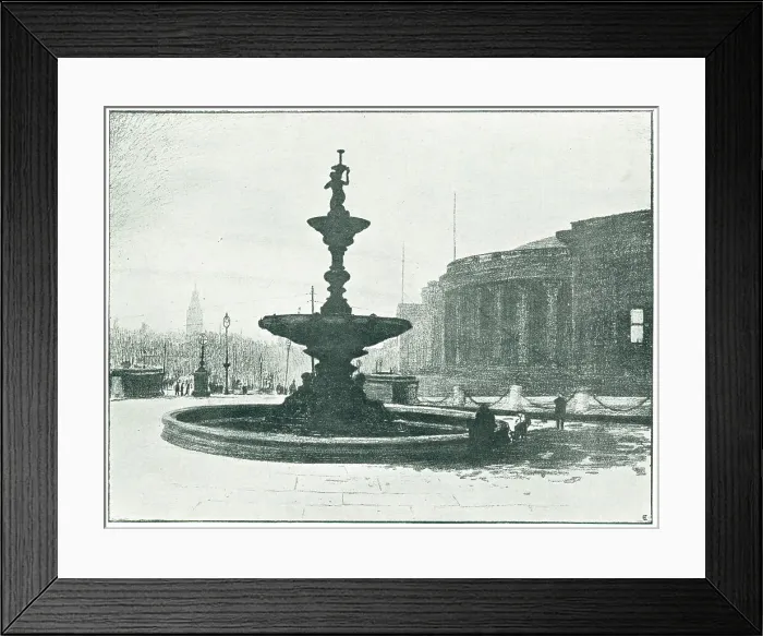 Framed Print : Water Fountain Framed Print : Water Fountain